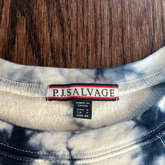 PJ Salvage Tie Dye Sweatshirt, Size Small (165) - Picture 4 of 6